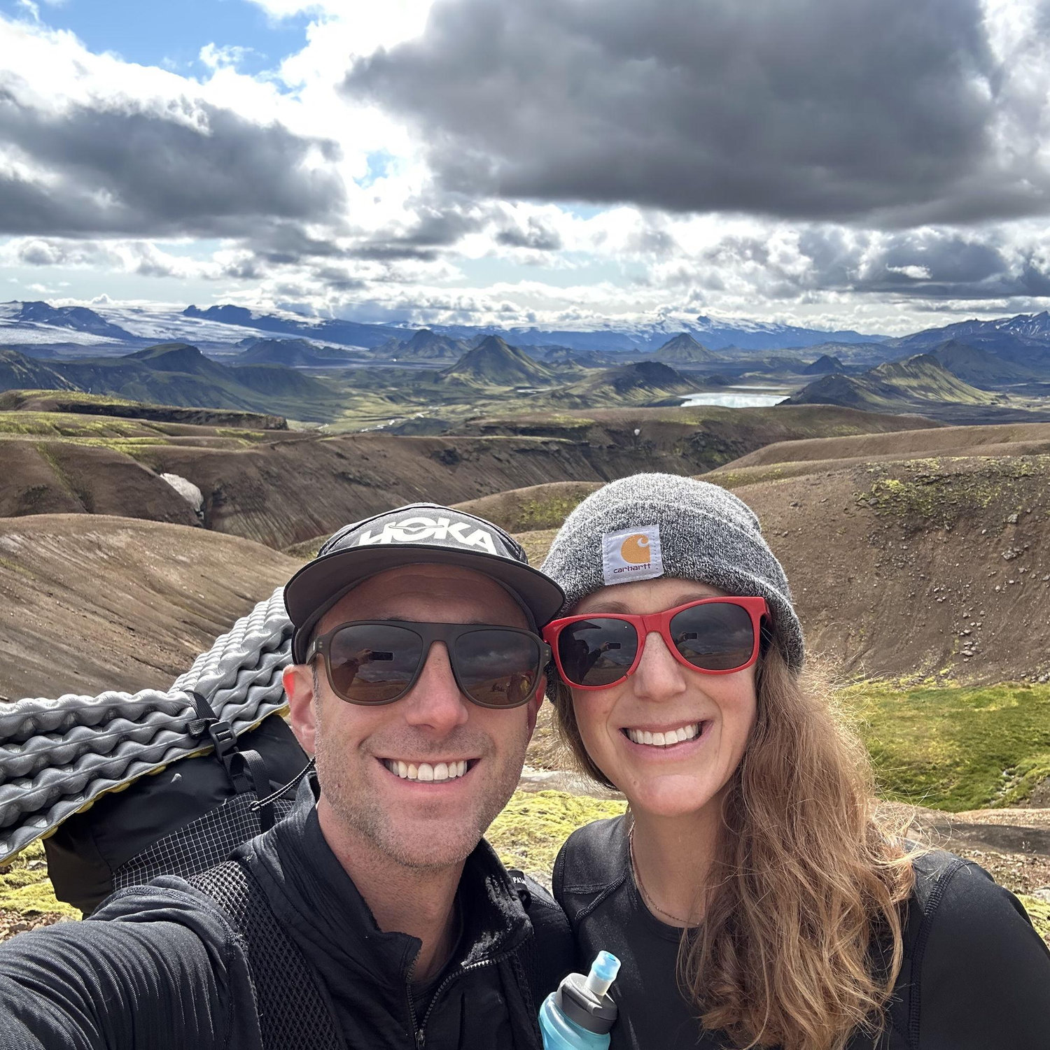 Backpacking the  Laugavegur and Fimmvörðuháls trails in Iceland!