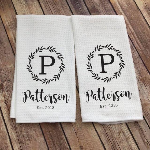 Personalized Dish Towel