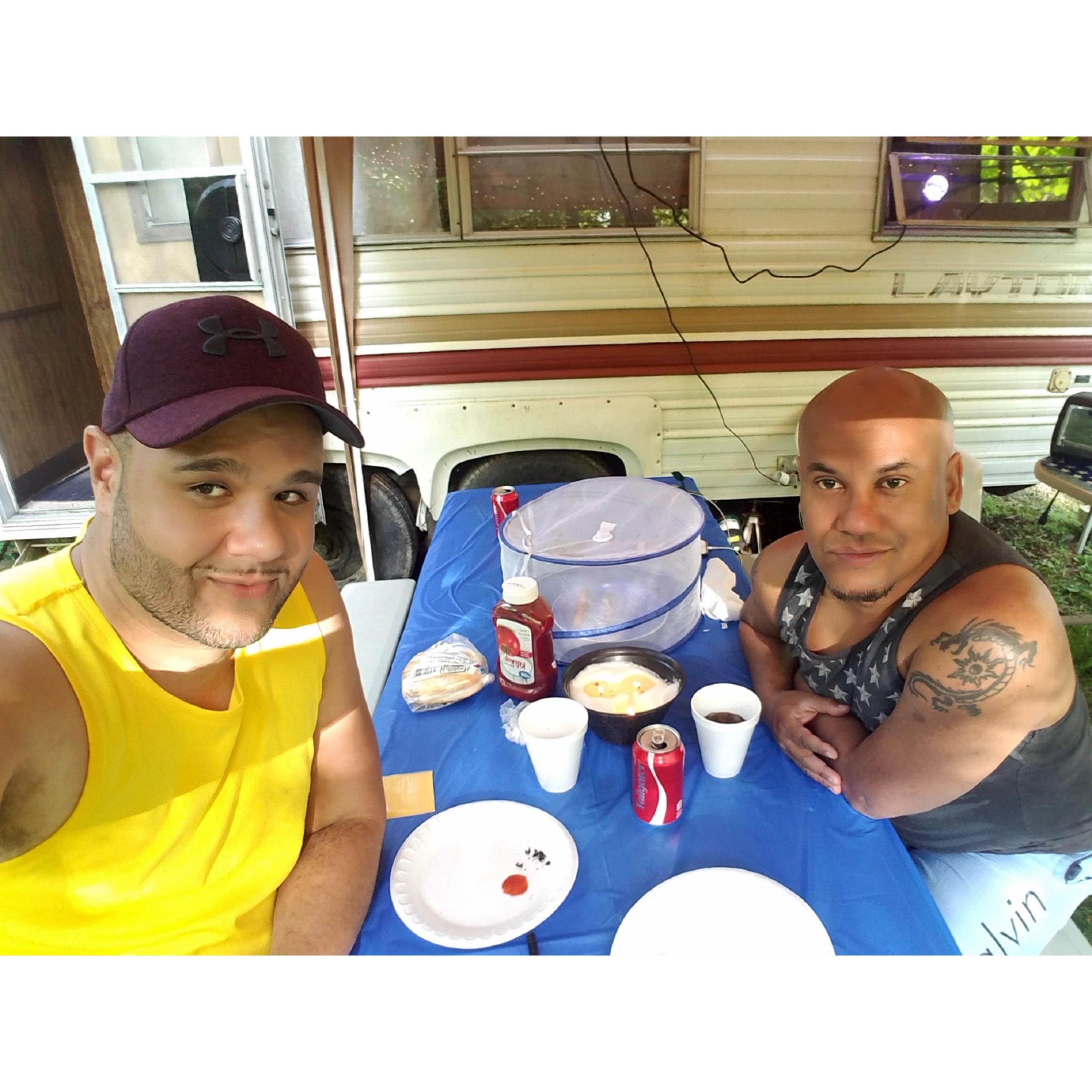 Camping in our RV