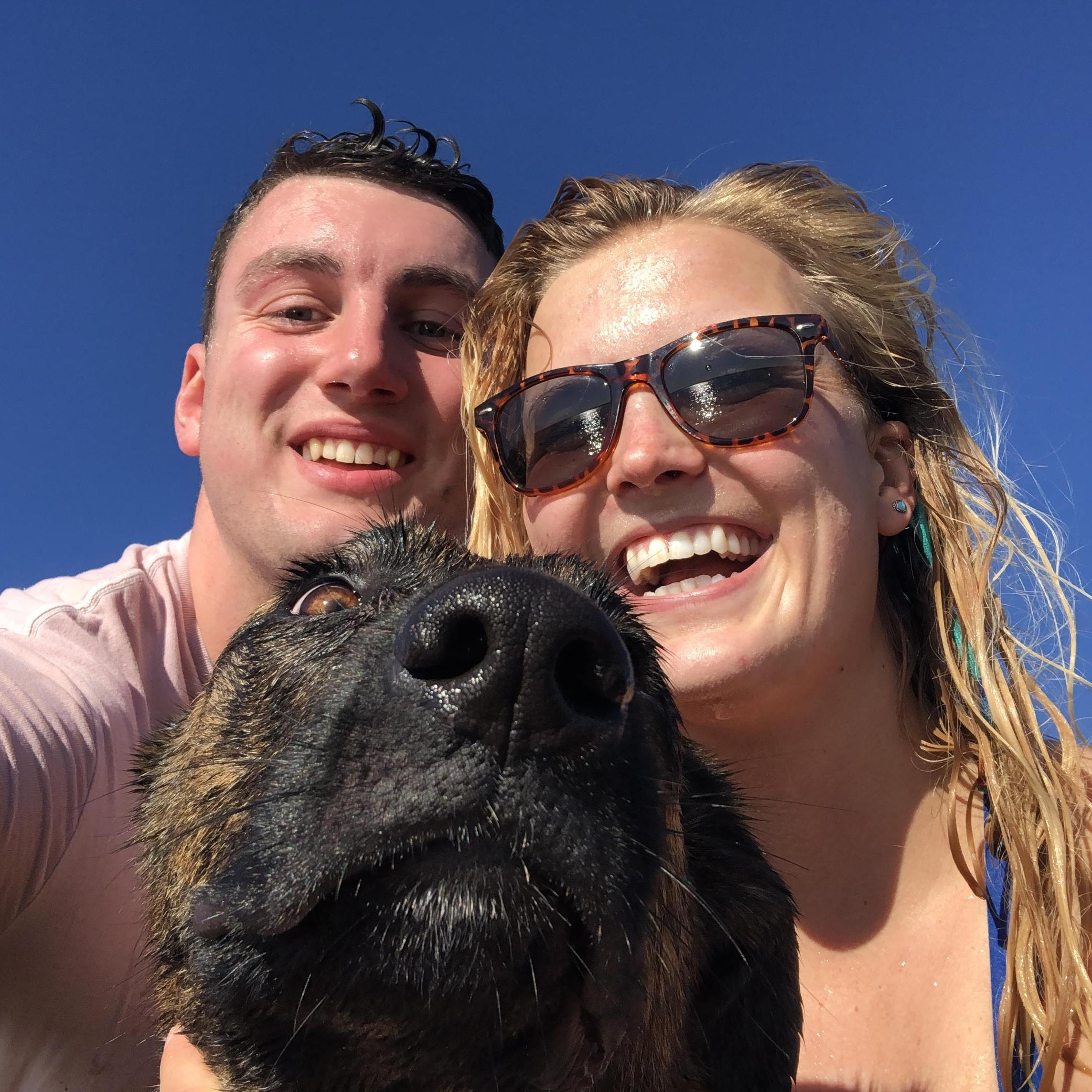 When we realized February has 80 degrees in TX & Zig realized she could swim! | TX - February 2019