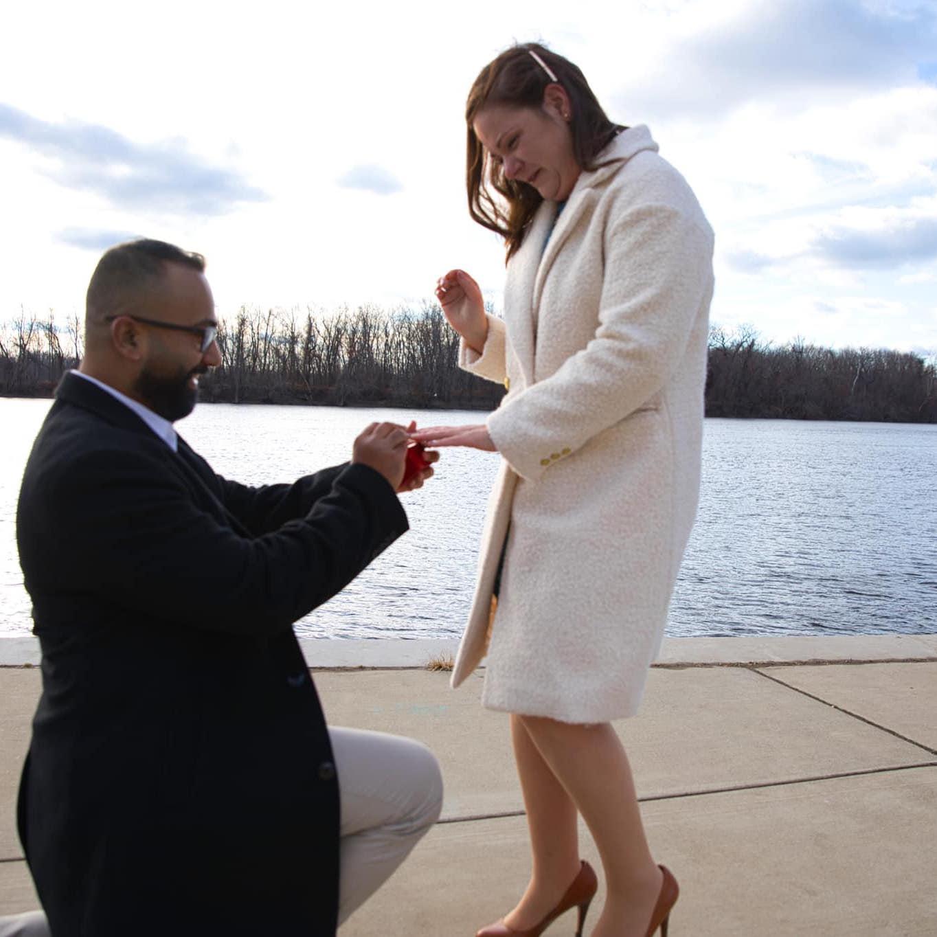 Popping the question!