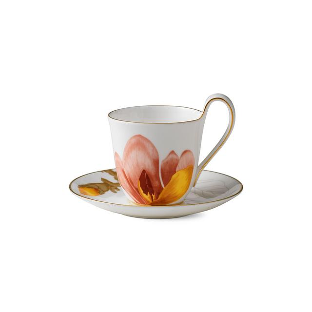 High Handle Cup and Saucer