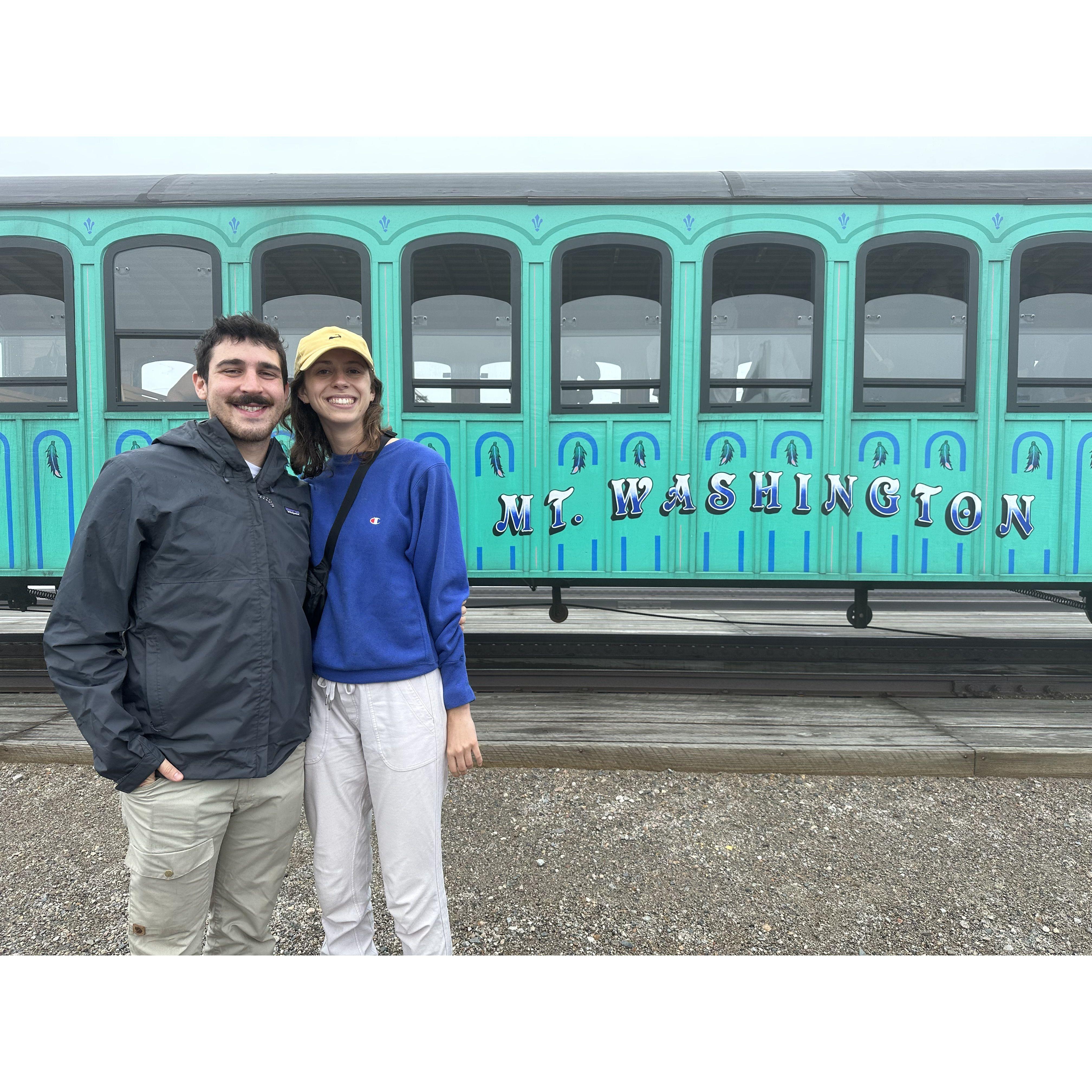 August 2023. Traveled to the top of Mt. Washington on the Cog Railway!