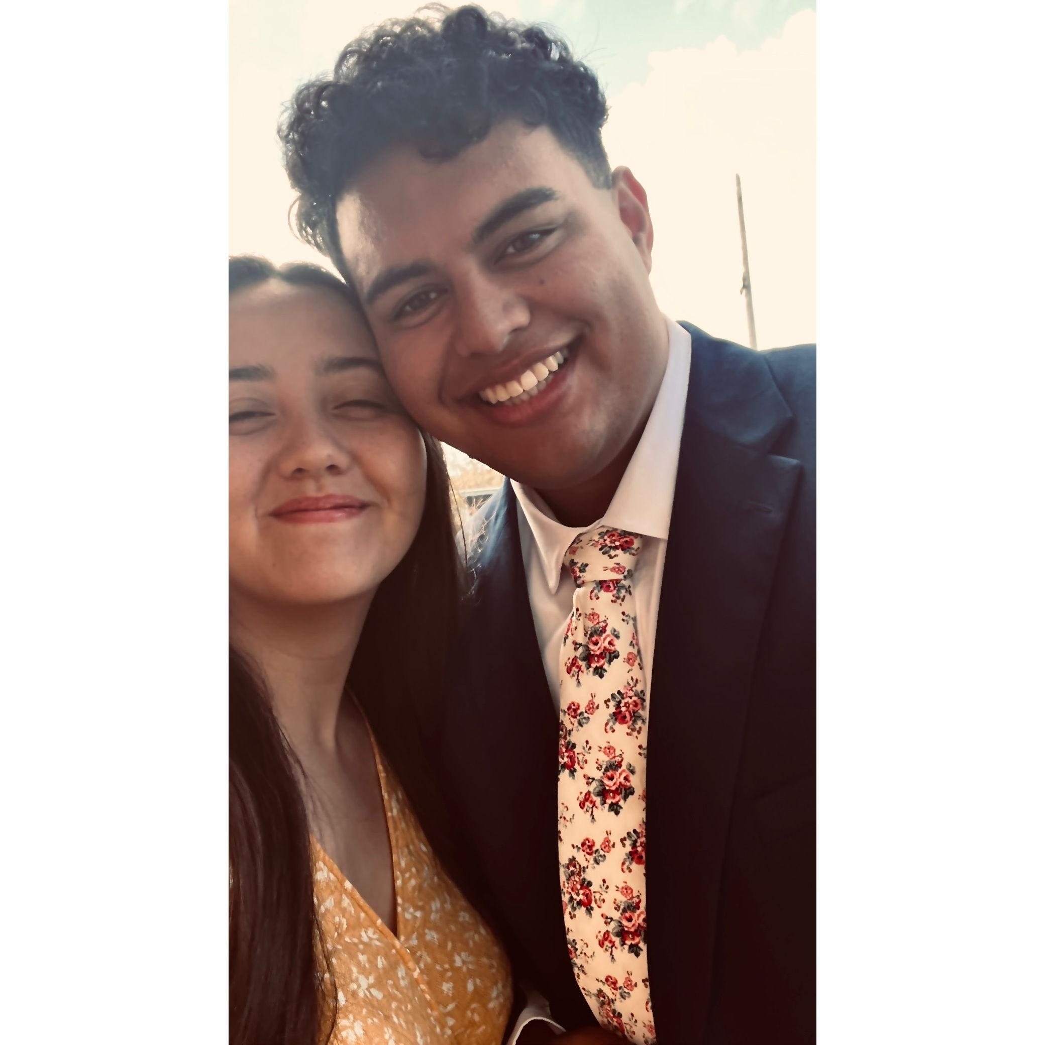 December 31 - Isaac and Alexee realized they didn't really have any nice photos together