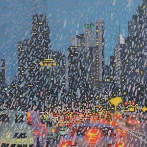 Lakeshore Blizzard Print (31x31cm)