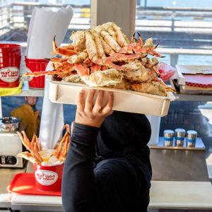 Fueling Celine's Crab Addiction in Juneau