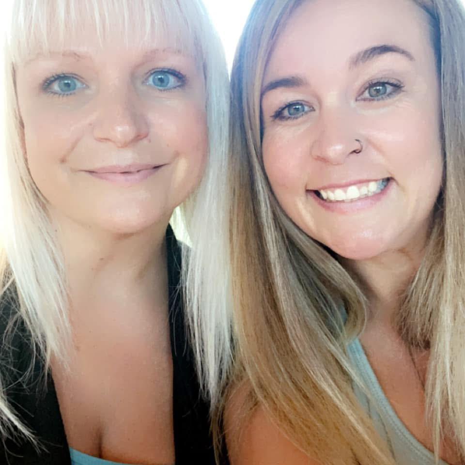 Me and my best friend Sarah on our way to Cancun 2022