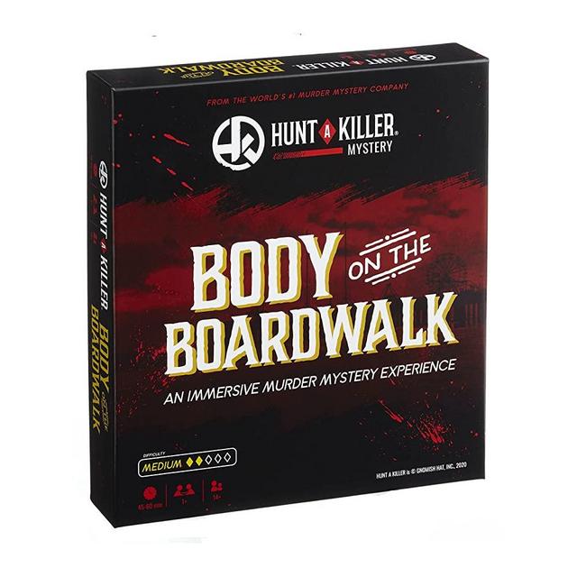 Hunt A Killer Body On The Boardwalk, Immersive Murder Mystery Game -Take on The Unsolved Case for Independent Challenge, Date Night, or with Family & Friends as Detectives for Game Night, Age 14+