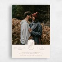 Beige Wedding Invitation - Copan Photo