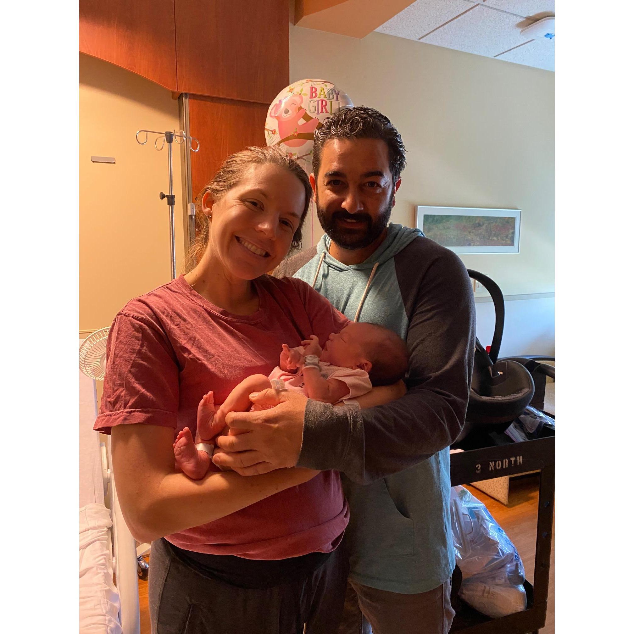 Our love came full circle when Lucy was born on August 24, 2020. She is the light of our lives!