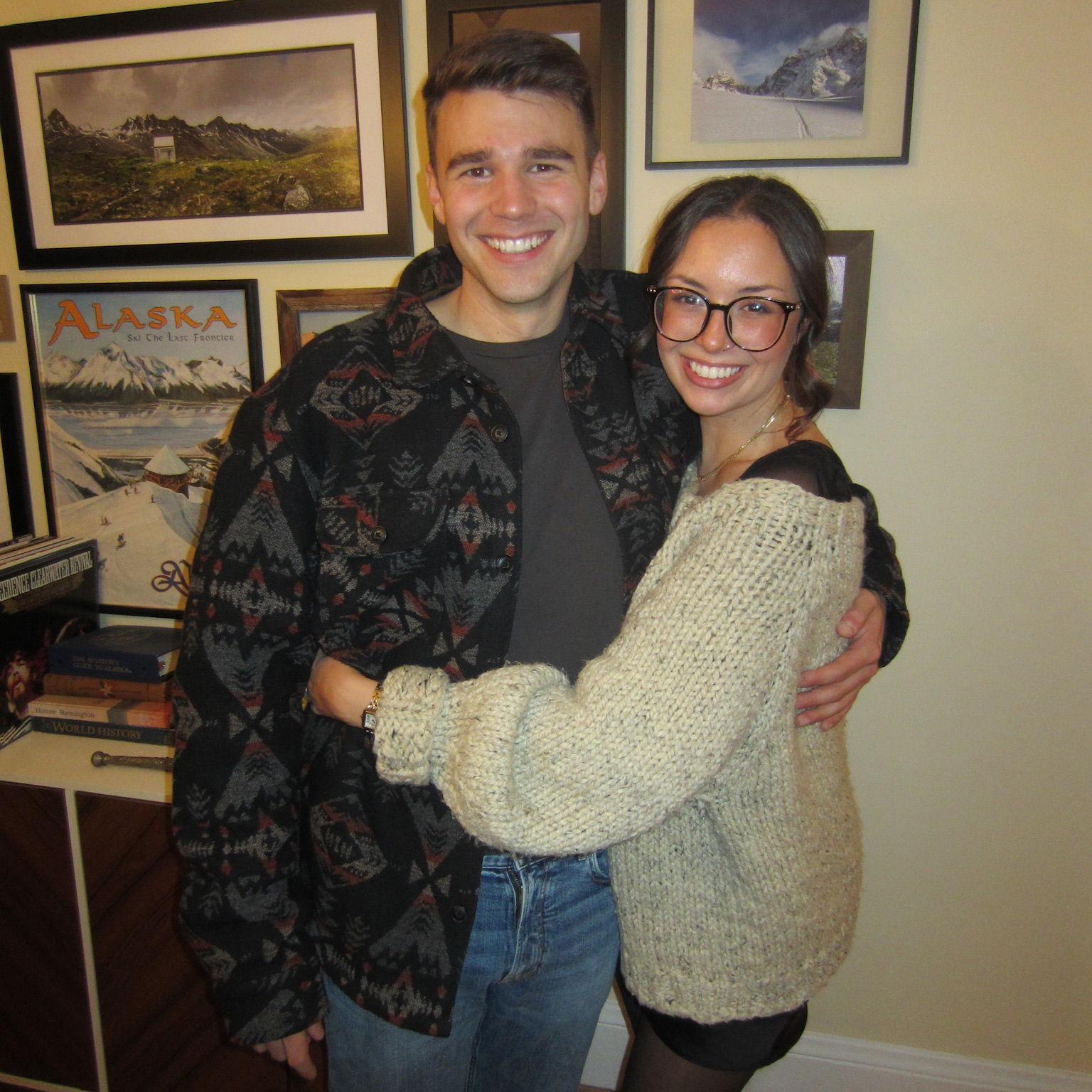 Our first picture together as boyfriend-girlfriend!