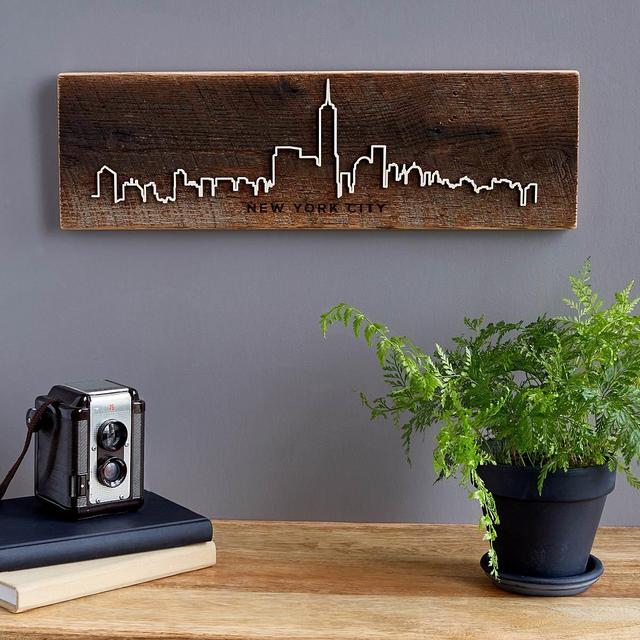Chicago Reclaimed Wood Cityscape