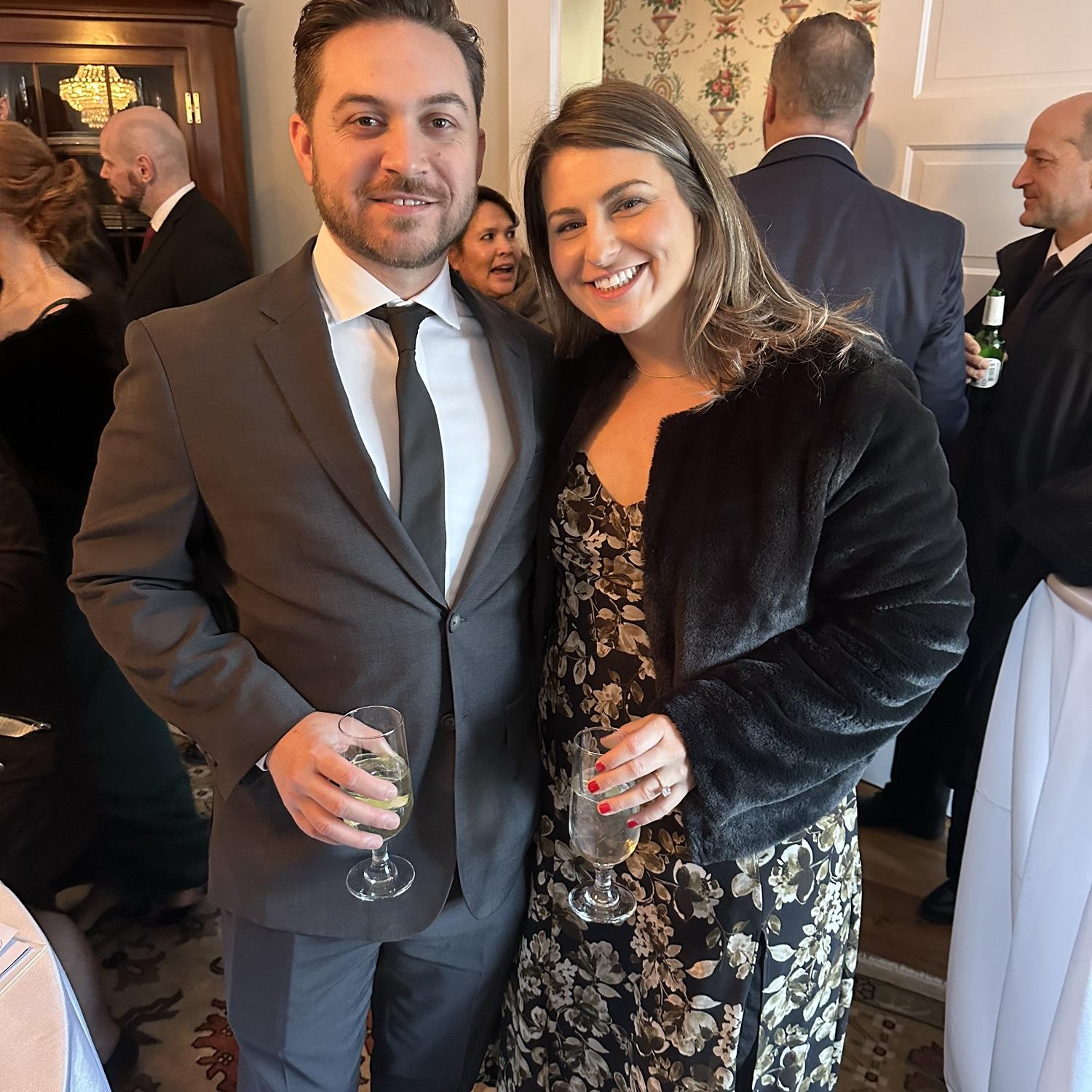 Celebrating Daniel and Amy!