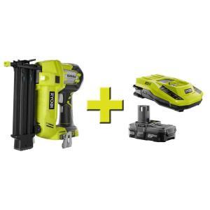 18-Volt ONE+ AirStrike 18-Gauge Cordless Brad Nailer and Lithium Upgrade Kit