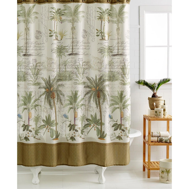 Avanti Colony Palm Shower Curtain