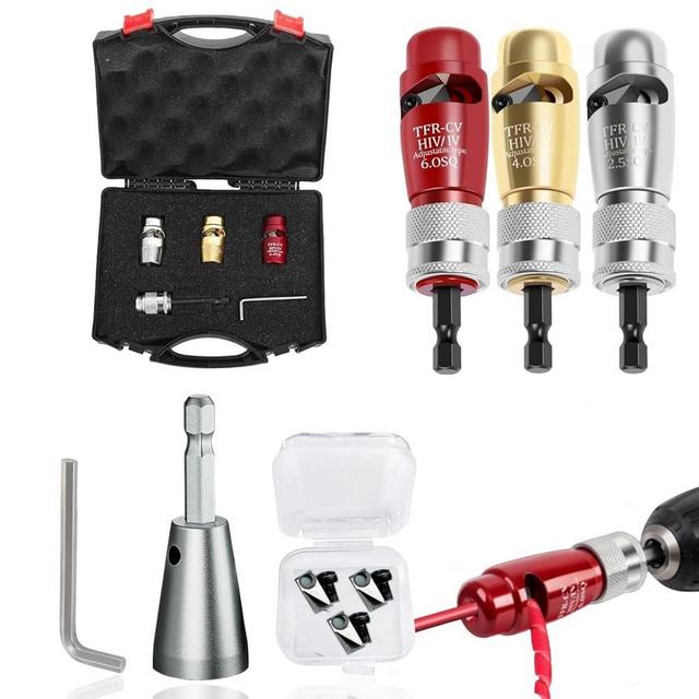 Wire twister tool for drill，2025 Wire Stripping and Twisting Tool，Portable Wire Twister for Power Drill, Cable Quick Stripping and Connector (Color : 1 Set With Replaceable Blades)