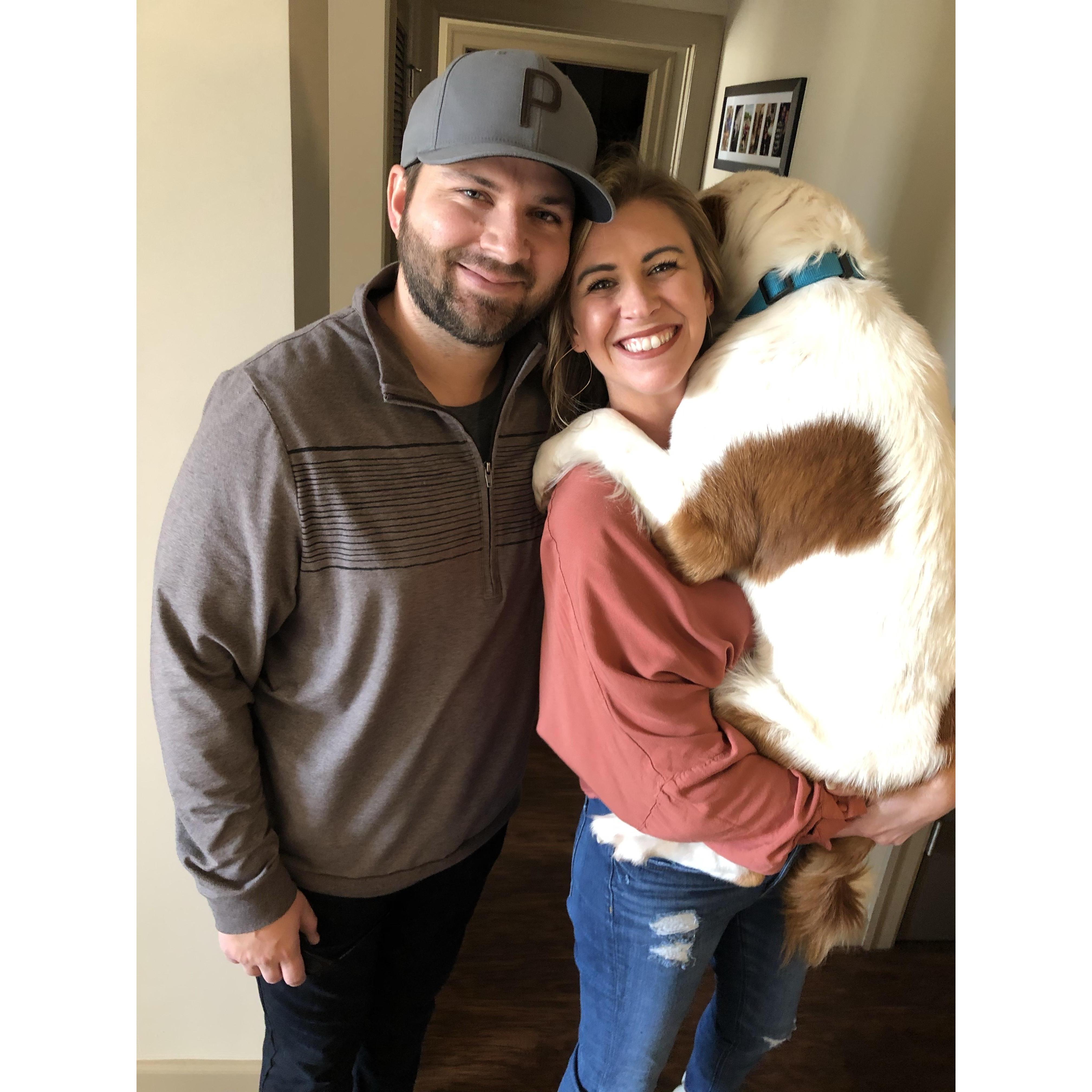 Fam photo before New Realm with Hannah & John- February 2020