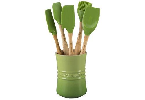 Le Creuset Revolution 6-Piece Silicone Kitchen Set, Palm