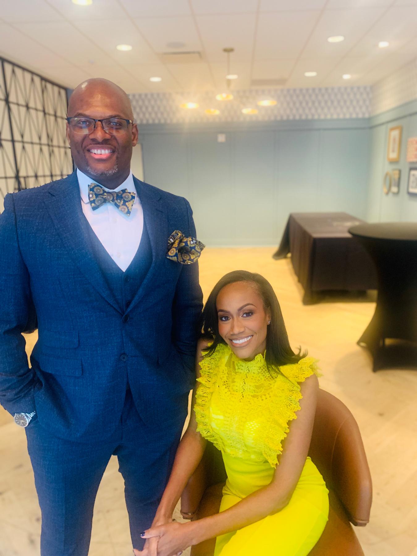 This is us at Monica's company second-year anniversary event in Washington,DC. 5.25.22