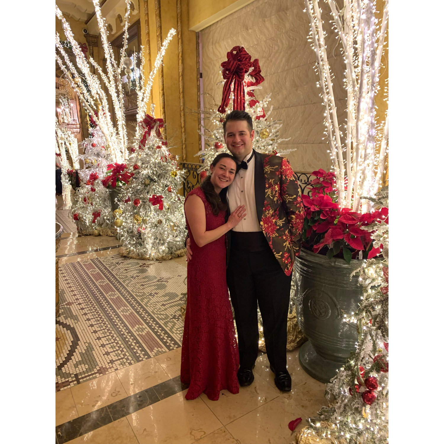 We celebrated Luke and Olivia on New Year's Day!