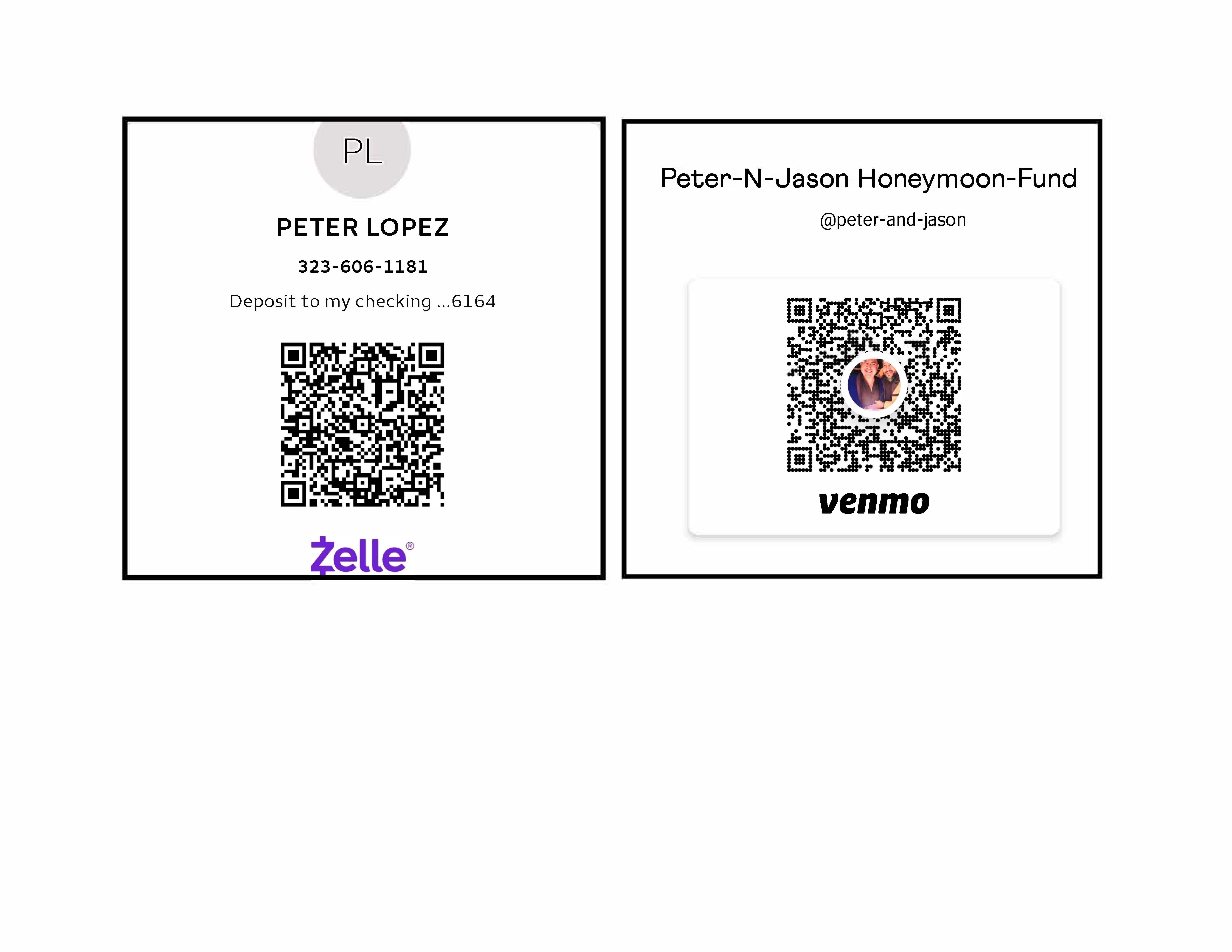 The Wedding Website of Peter Lopez and Jason Sanchez
