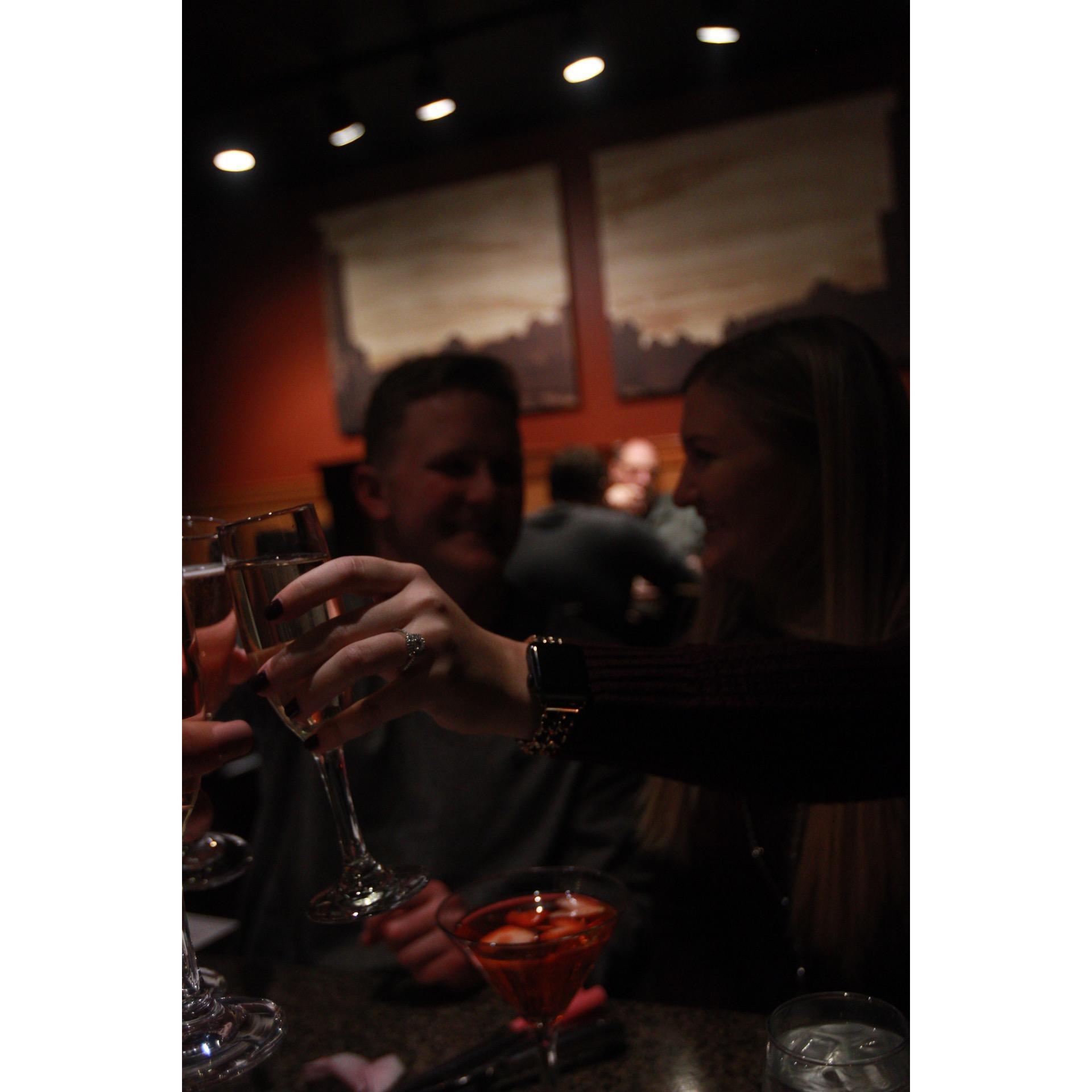 Cheers to a lifetime together!