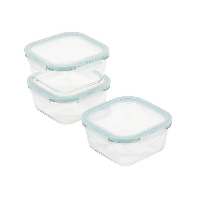 Lock n Lock Purely Better™ Glass 6-Pc. Rectangular Food Storage Containers, 20-Oz.
