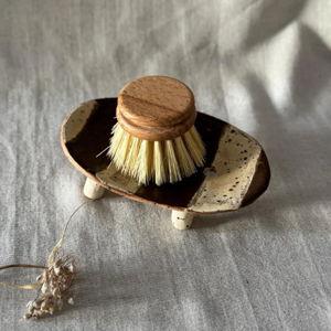 Handmade Ceramic soap dish - Awning