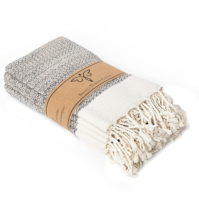 Smyrna Original Turkish Cloth Napkins Set of 6 | 100% Cotton, 18 x 18 Inches | Decorative Boho Table Napkins for Dining Table | Versatile Farmhouse Cloth Napkin for Dinner, Wedding and Parties (Beige)