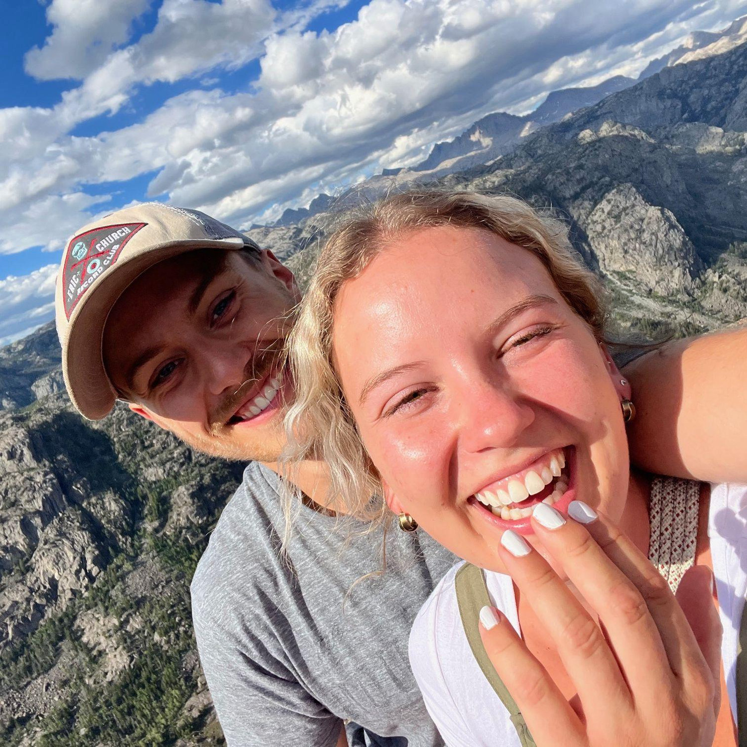 There's a 50/50 chance we are laughing in a photo, so we had to include one. Wind River Range (2023)