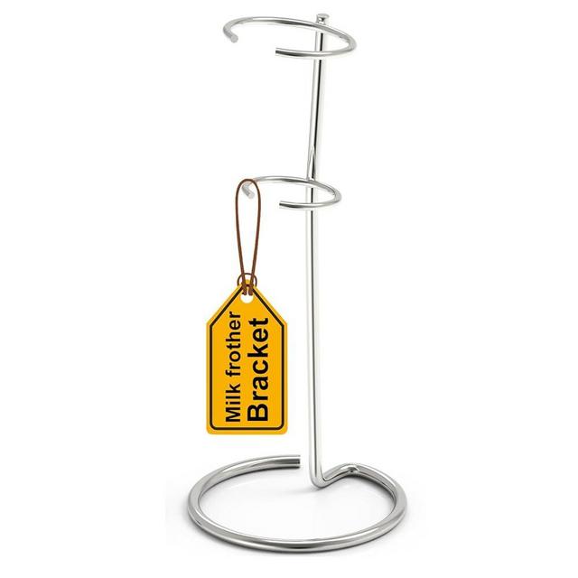 1PCS Milk Frother Stand, Suitable for Most Handheld Milk Frothers - Heavy Duty Premium Stand (Silver)