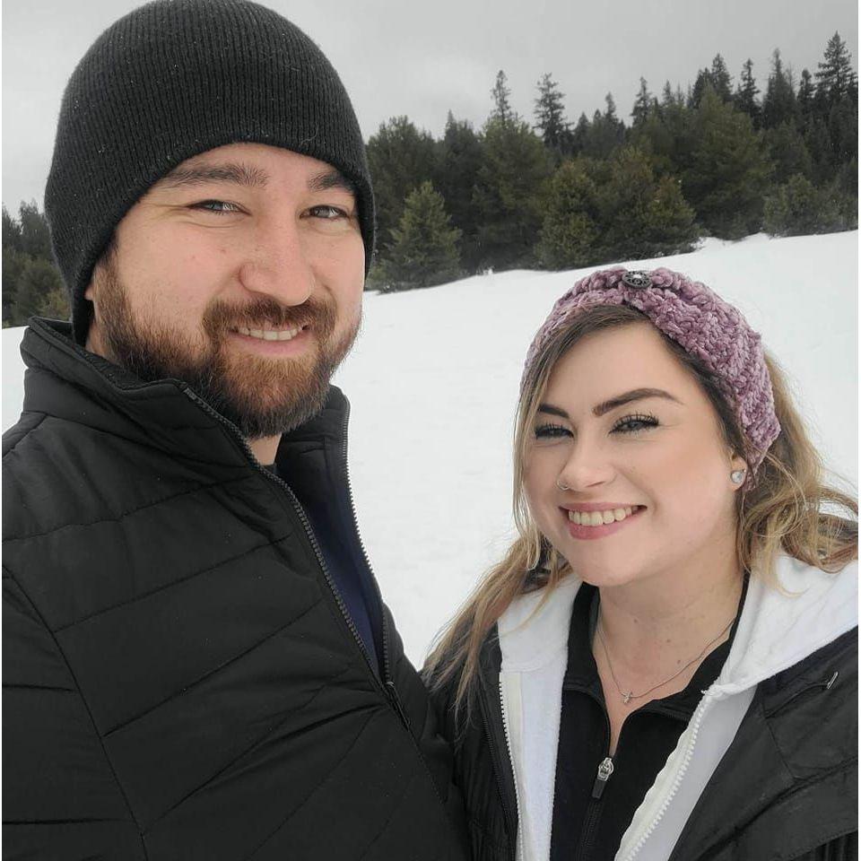First snow adventure together