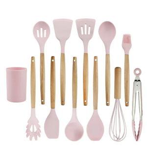 Silicone Utensils Set in Pink