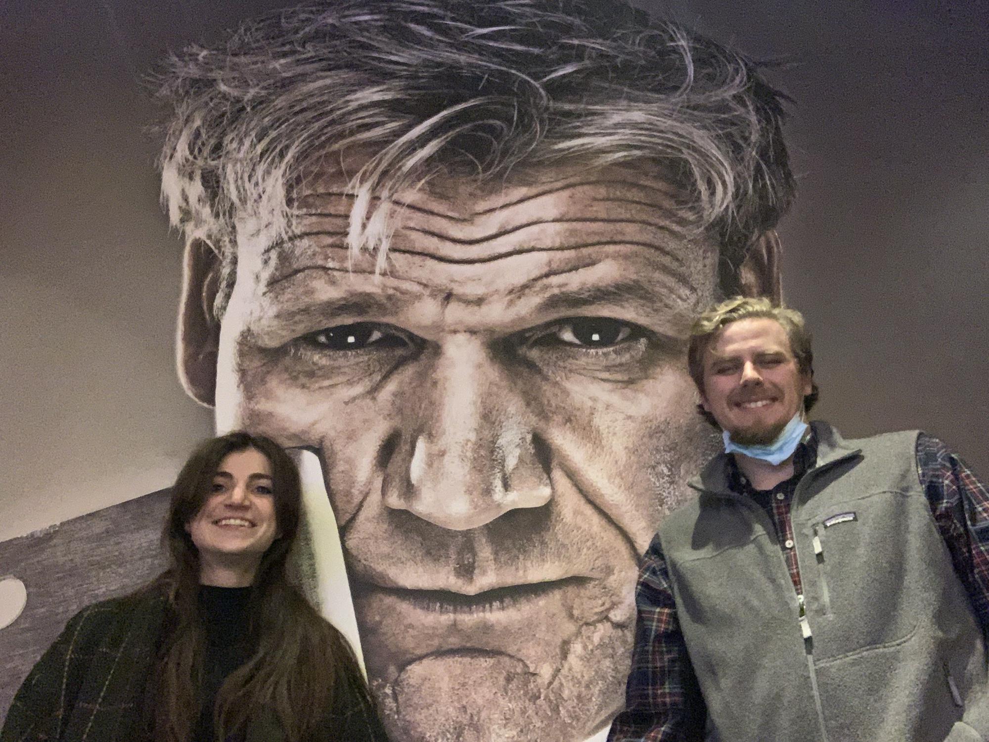 With their beloved Gordon Ramsay