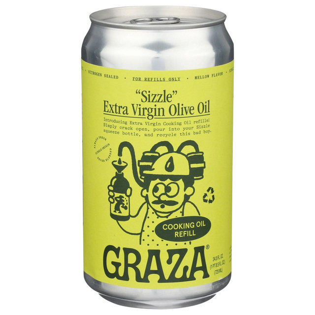 Graza Refill Sizzle Extra Virgin Olive Oil - 725mL