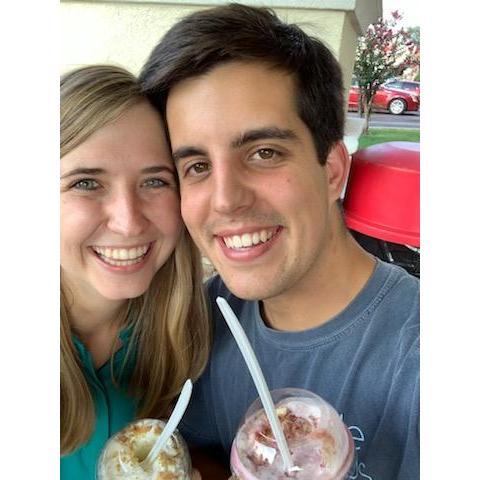 Allie showing Matthew around his own city...Sheridan's custard.