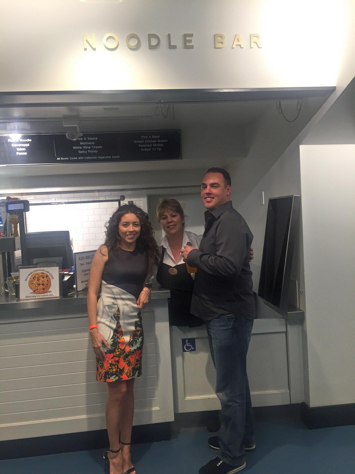 With our matchmaker at Santa Anita Park