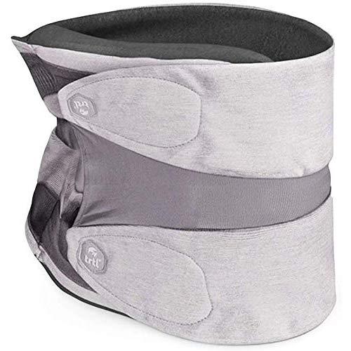 trtl Pillow Plus, Travel Pillow - Fully Adjustable Neck Pillow for Airplane Travel, Car, Bus and Rail. (Charcoal) Includes Water Proof Carry Bag and Setup Guide. Trtl Travel Accessories