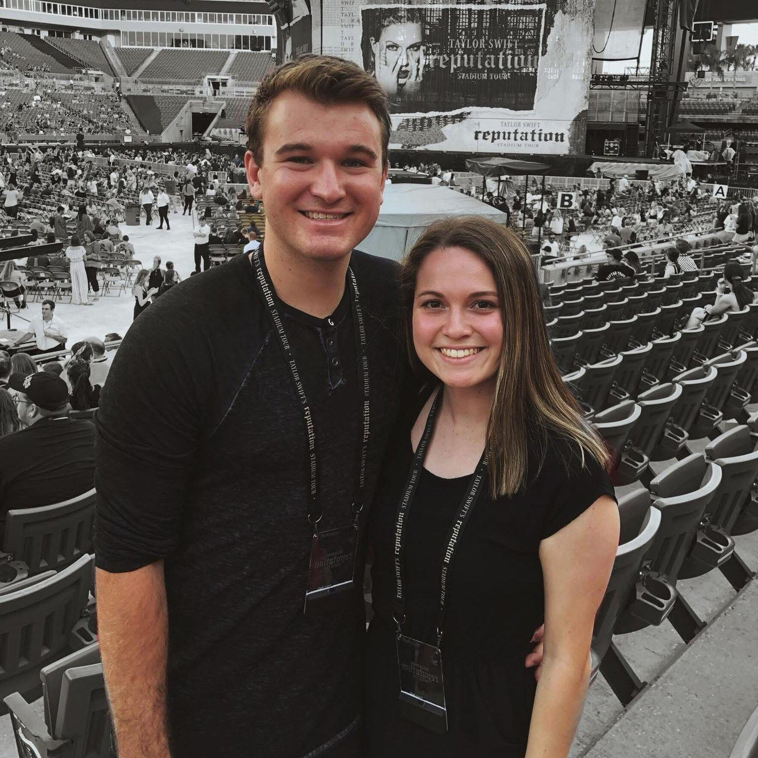 Our first concert together. It had to be Taylor Swift!