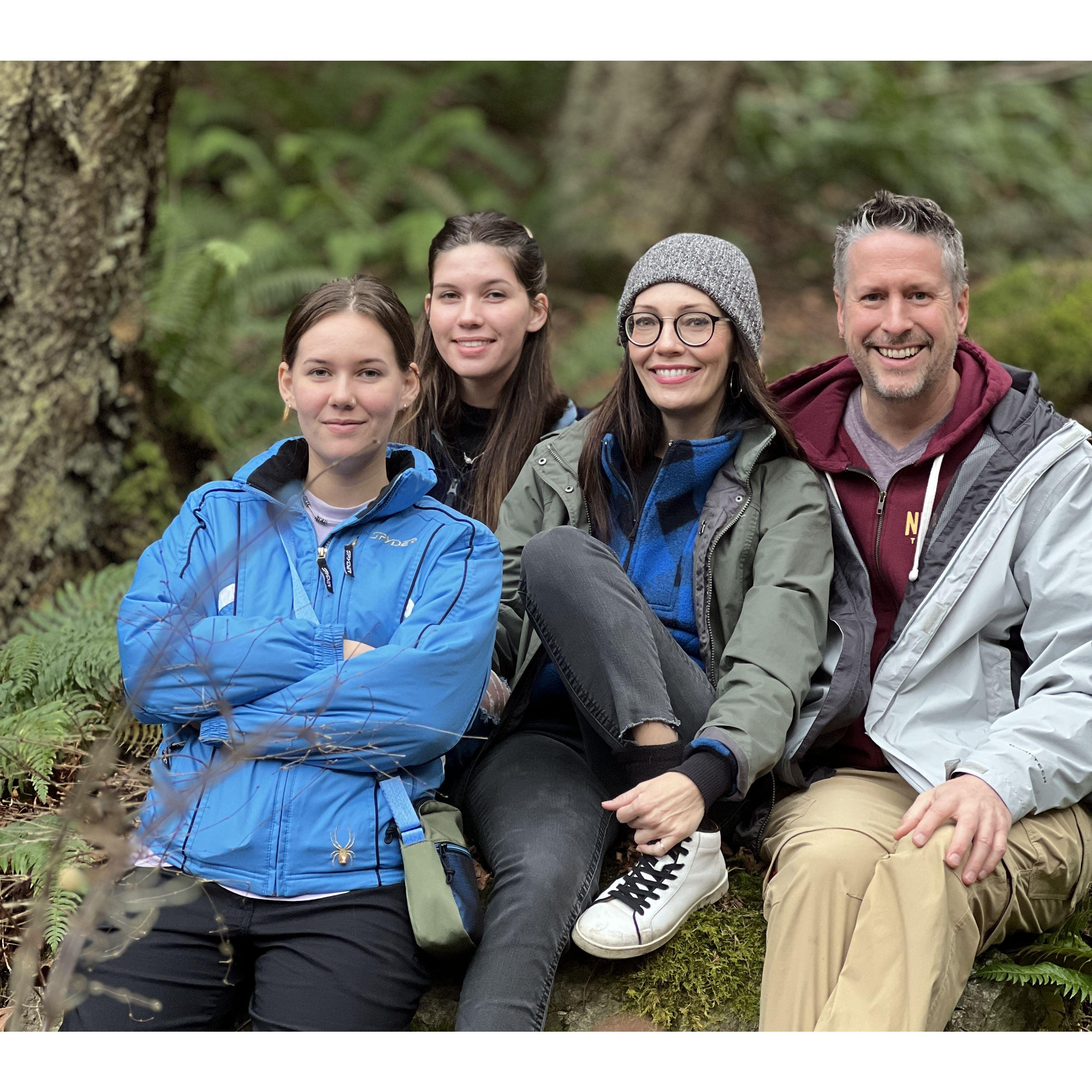 Orcas island with the girls