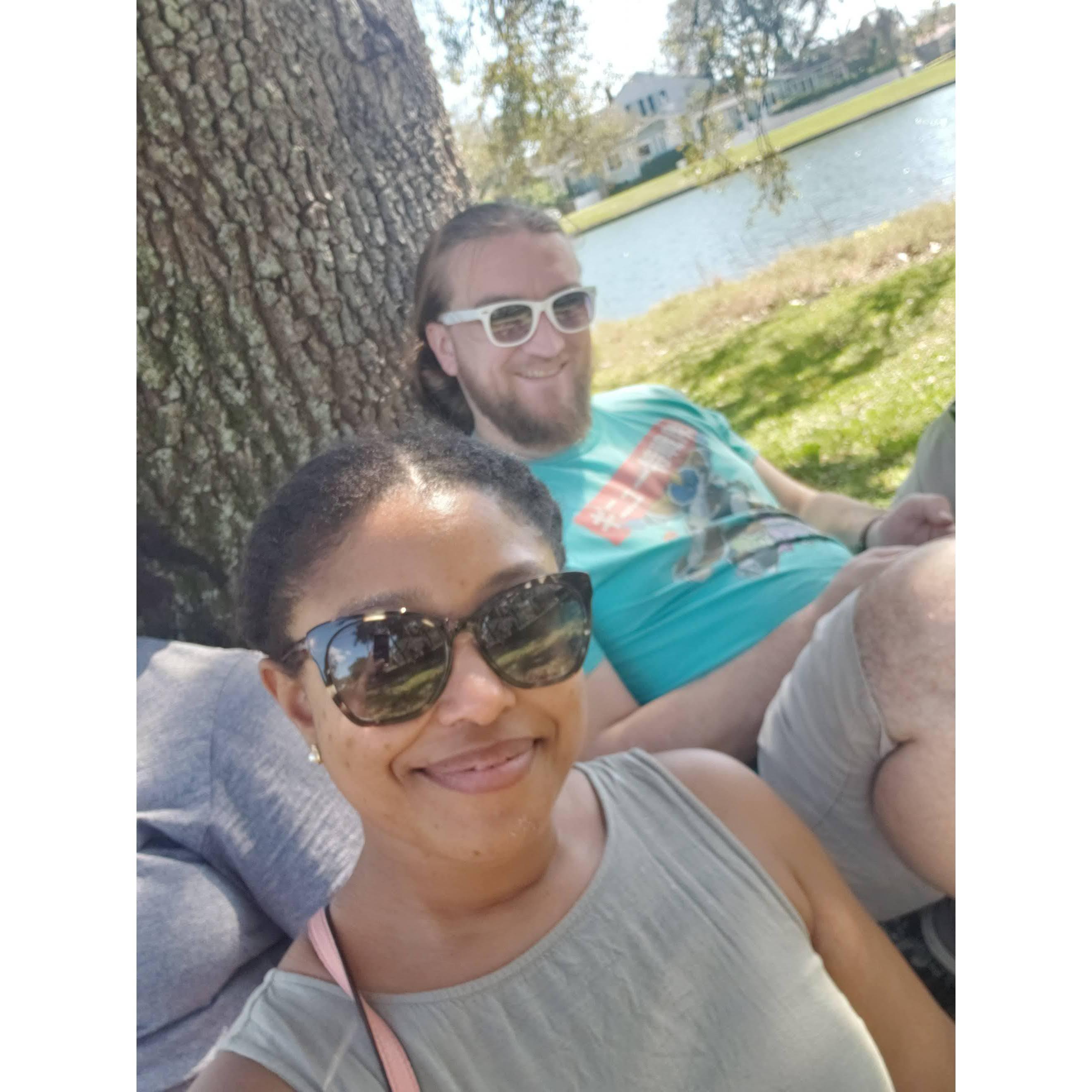 Taking a break from all of the eating in New Orleans!