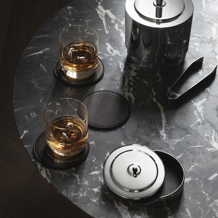 Georg Jensen, Manhattan Coaster, Set of 4 | Zola