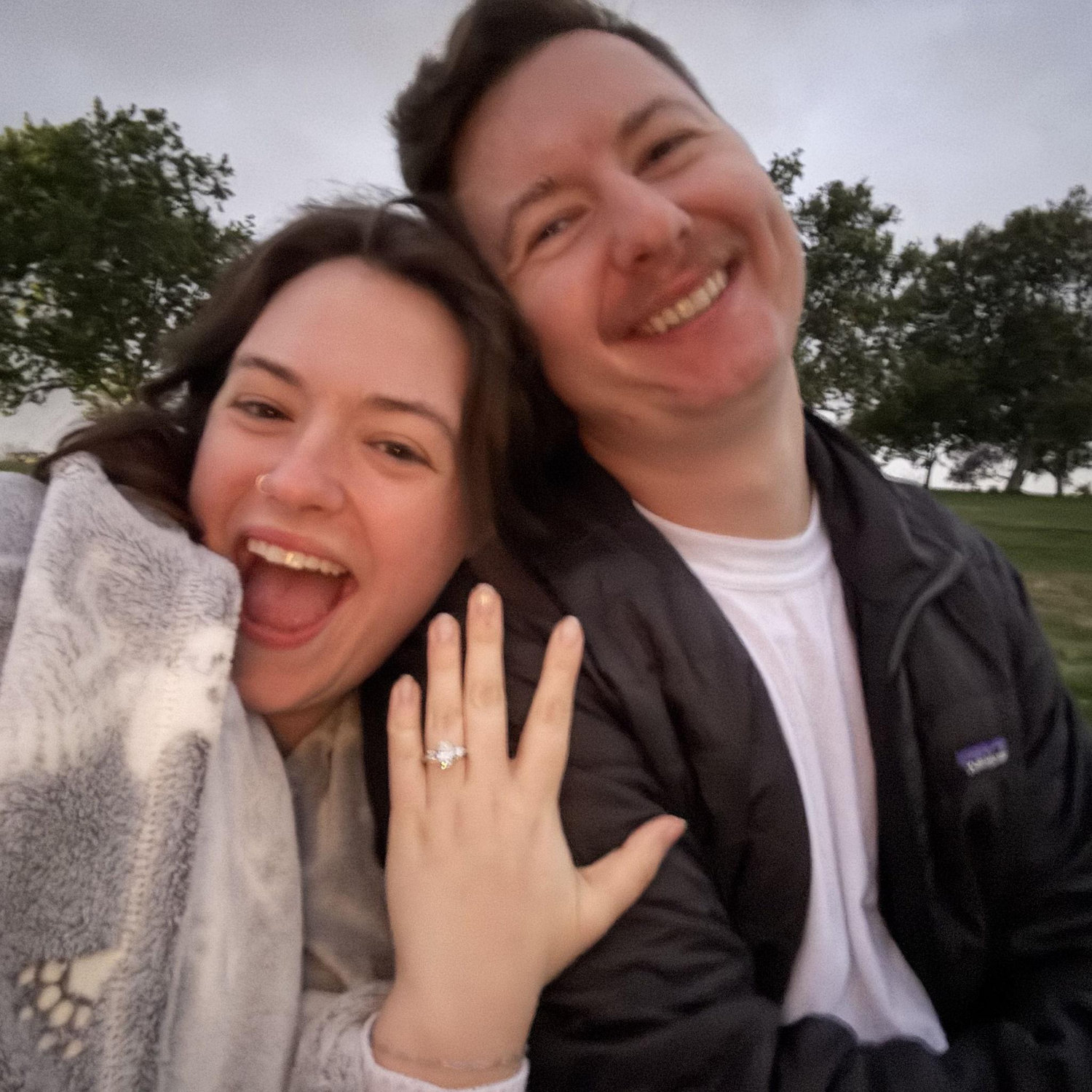 She said yes!