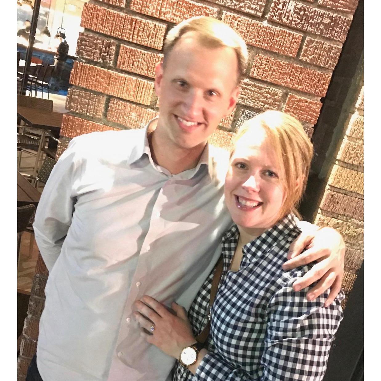 The night we got engaged...June 16, 2017