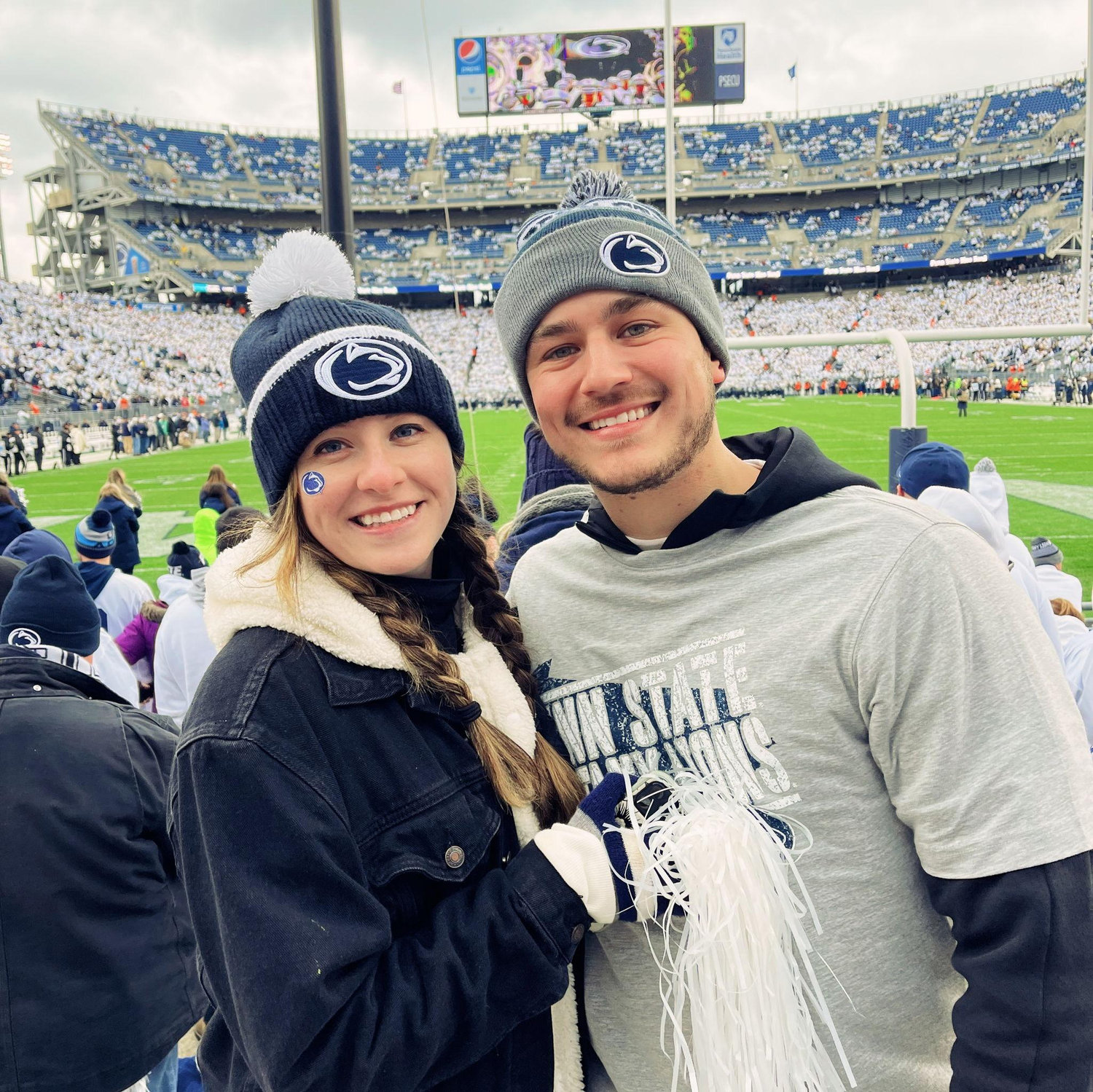 Tyler's first Penn State football game!