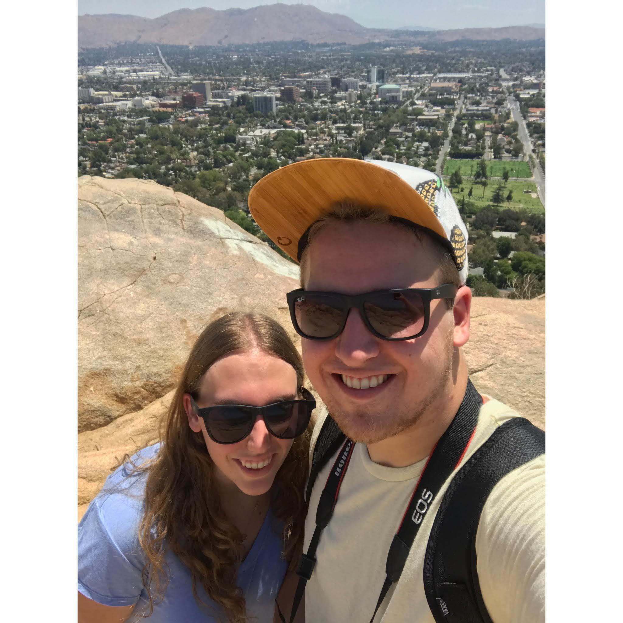 Hiking through California