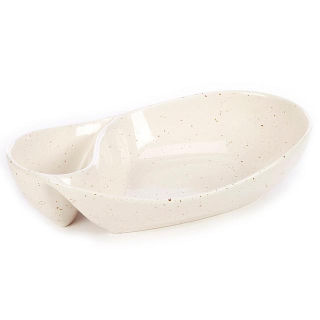 Southern LivingGlaze Speckled Chip & Dip
