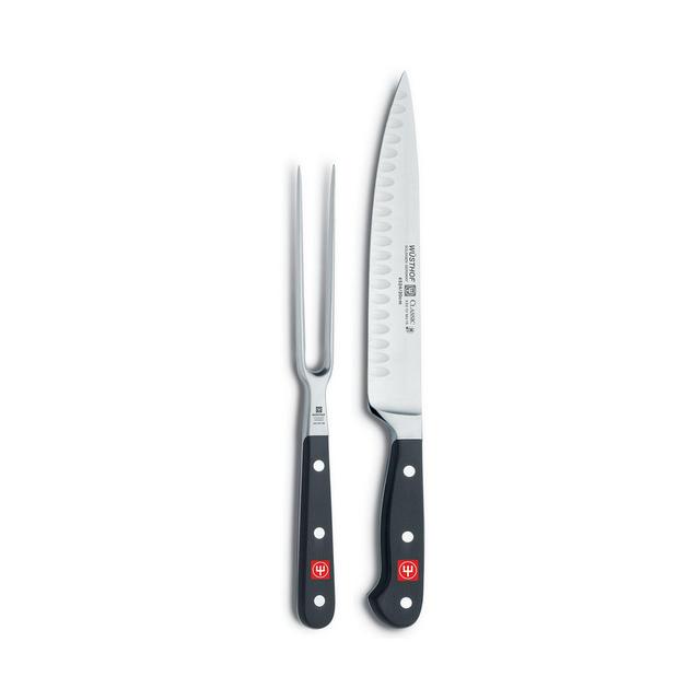 W&uuml;sthof - Wusthof Classic 2-Piece Hollow Edge Carving Set