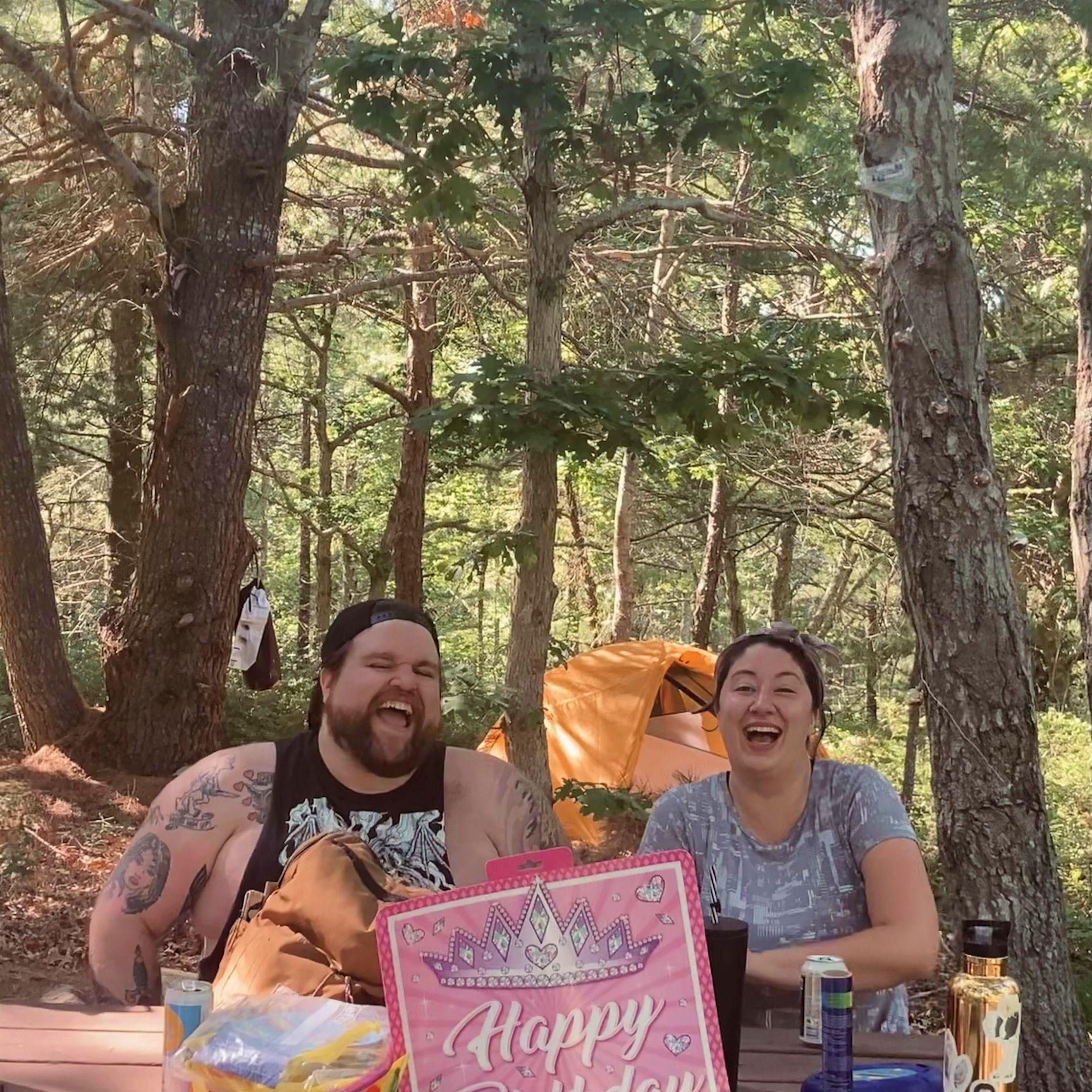 Birthday camping