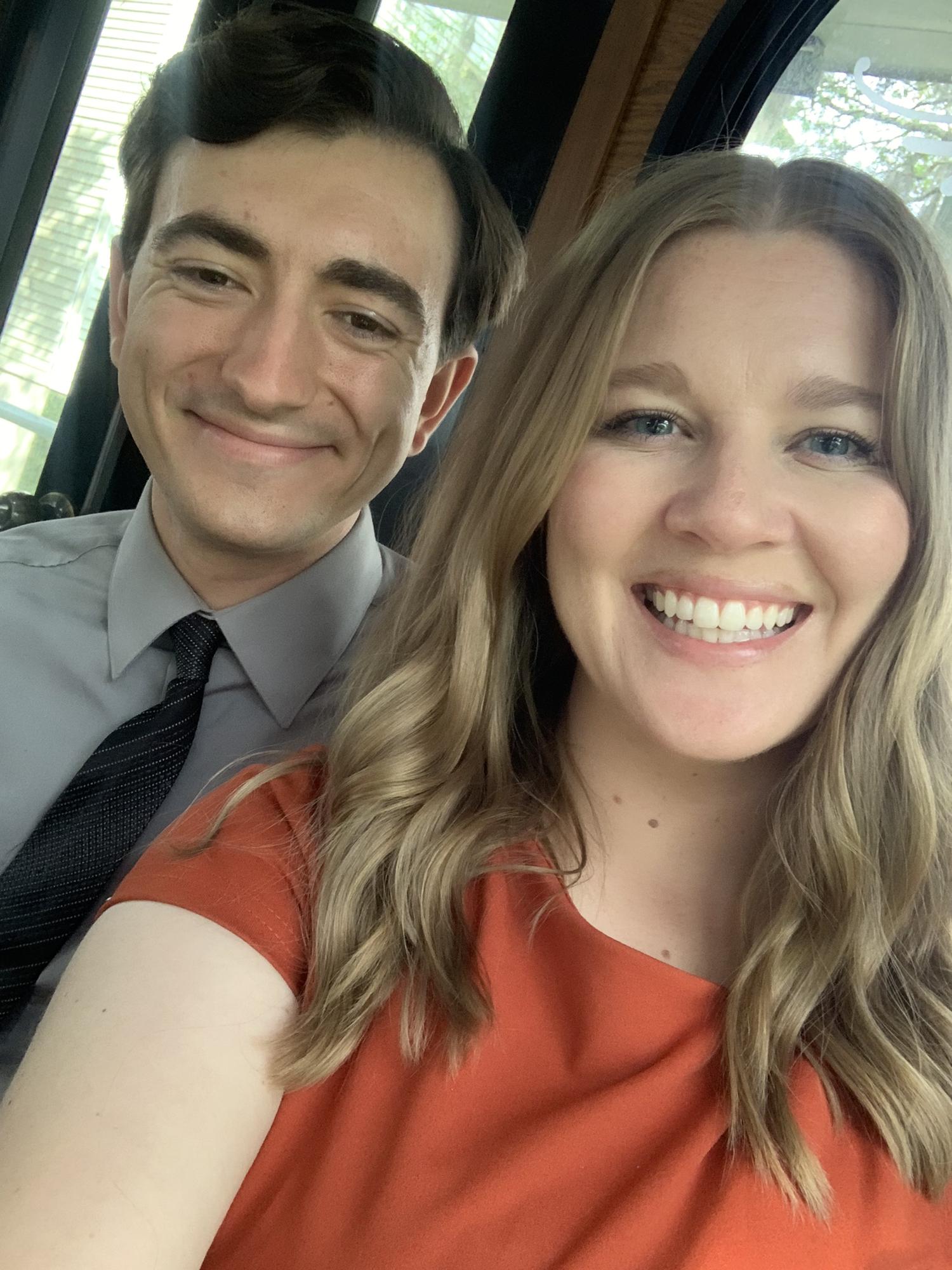 Dressed up for Nysa and Jordan’s wedding!